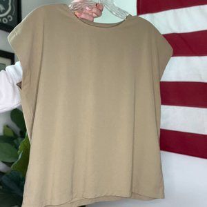 Madewell Cap Sleeve Shirt